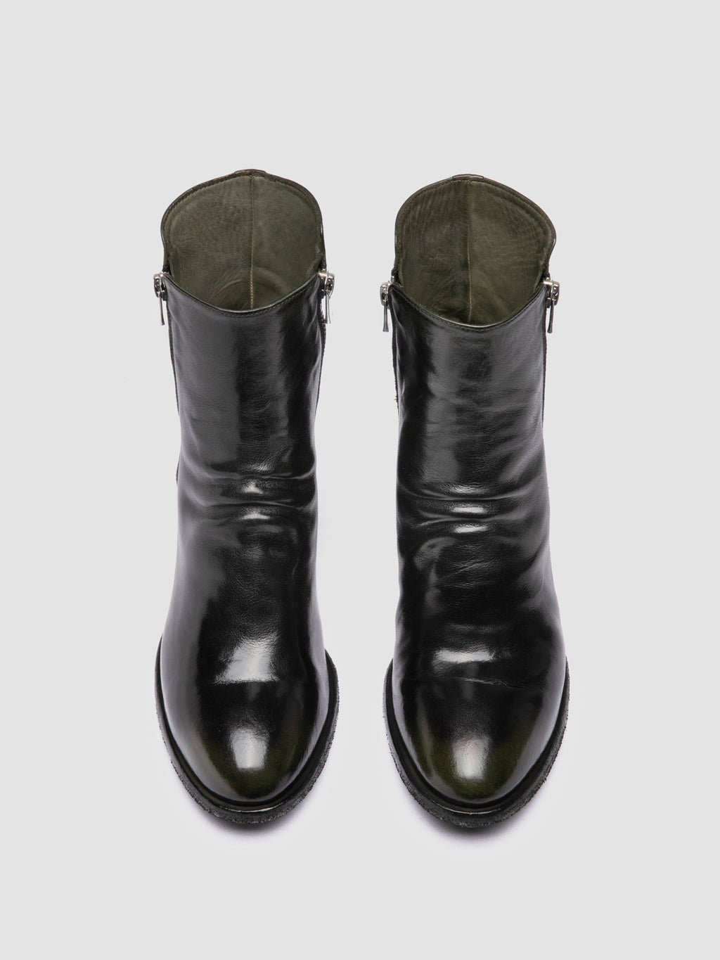 DENNER 103 - Stivaletti in Pelle Verde