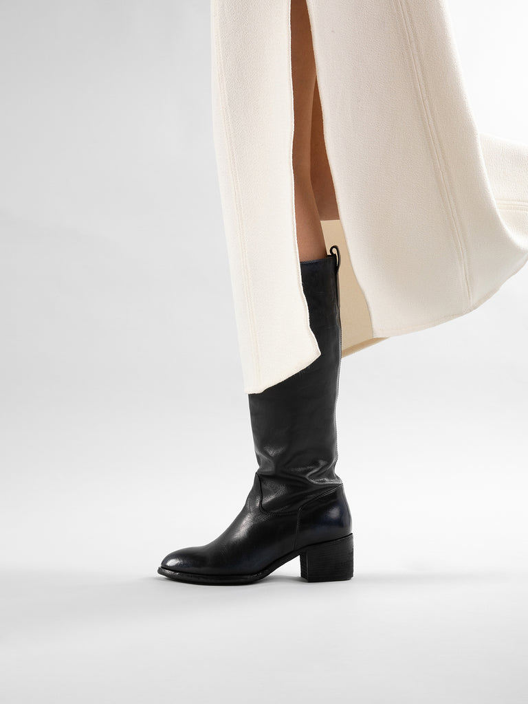 DENNER 116 - Brown Leather Zip Boots Women Officine Creative - 1
