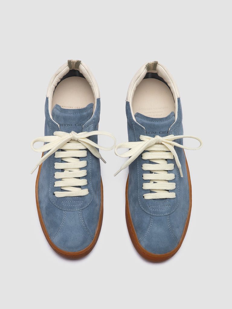 DESTINY 101 - Sneakers Basse in Pelle e Camoscio Blu