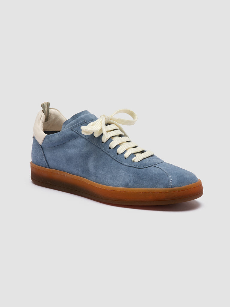 DESTINY 101 - Blue Leather and Suede Low Top Sneakers Women Officine Creative - 3