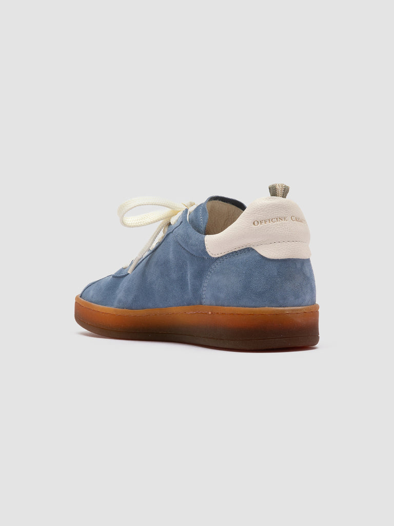 DESTINY 101 - Blue Leather and Suede Low Top Sneakers Women Officine Creative - 4