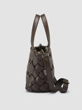 DIANE 001 - Brown Leather Shoulder Bag