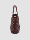 DIANE 002 - Burgundy Leather Shoulder Bag