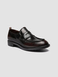 DIARY 001 - Black Leather Penny Loafers - thumb image 3,side view