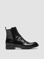 DIARY 008 - Stivali con Zip In Pelle Nera