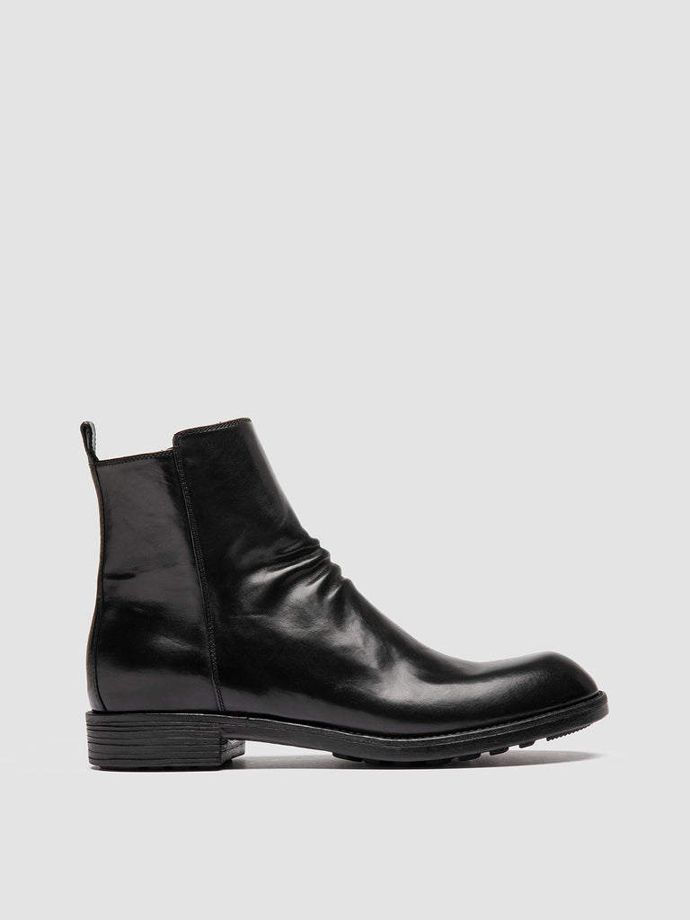 DIARY 008 - Black Leather Zip Boots
