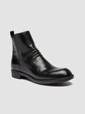 DIARY 008 - Stivali con Zip In Pelle Nera - thumb image 3,side view
