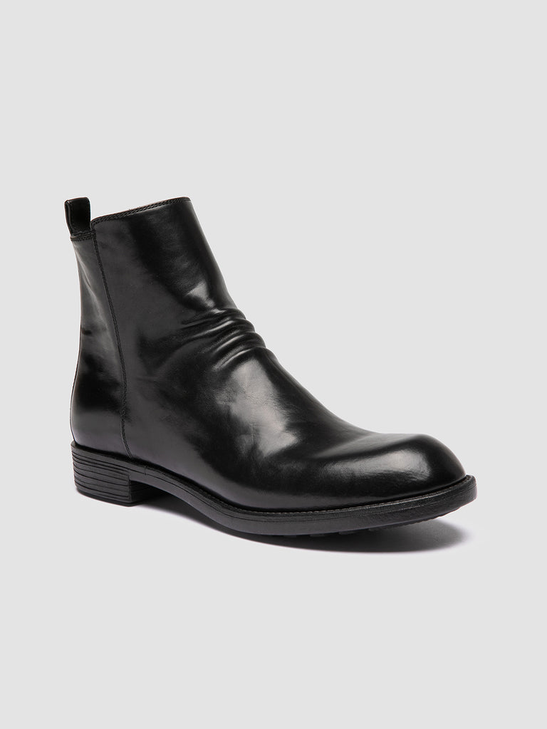 DIARY 008 - Black Leather Zip Boots