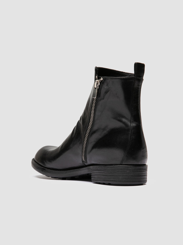 DIARY 008 - Black Leather Zip Boots