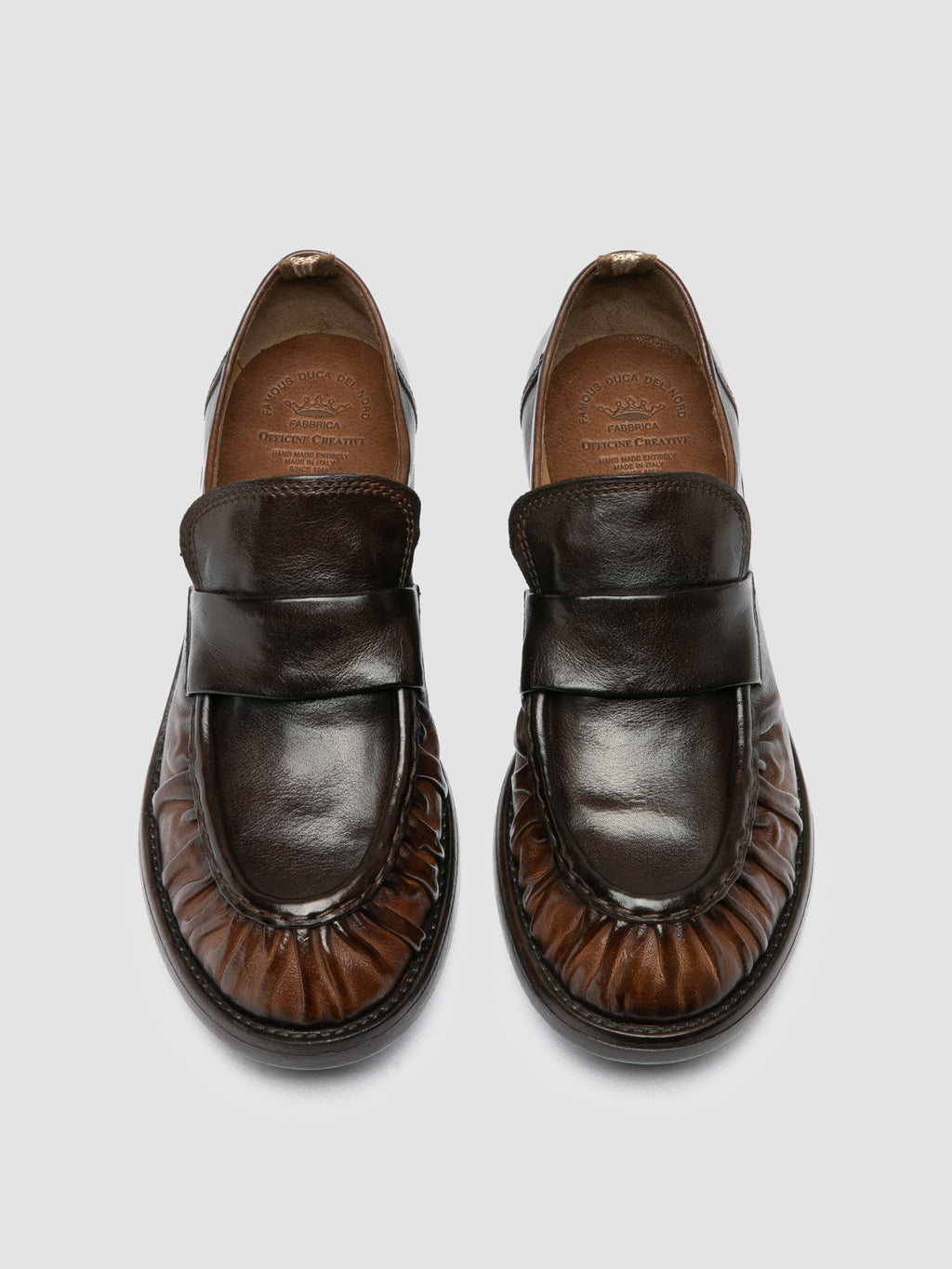 DIARY 101 - Mocassini Penny in Pelle Marrone