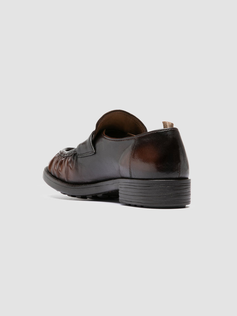 DIARY 101 - Mocassini Penny in Pelle Marrone