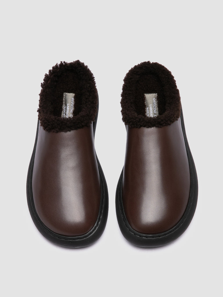 DINGHY 108 - Sabot in Pelle Marrone