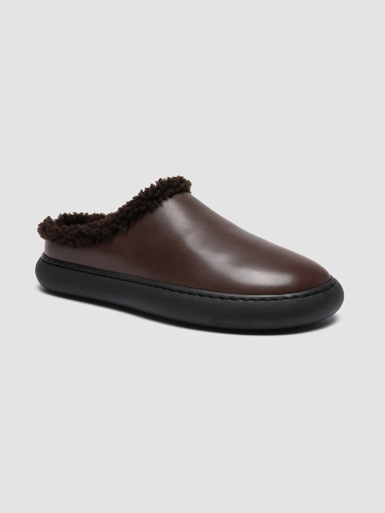 DINGHY 108 - Sabot in Pelle Marrone
