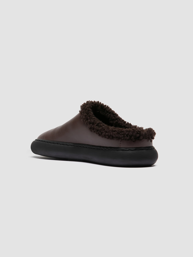DINGHY 108 - Sabot in Pelle Marrone