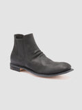 DURGA 004 - Black Leather Zip Boots
