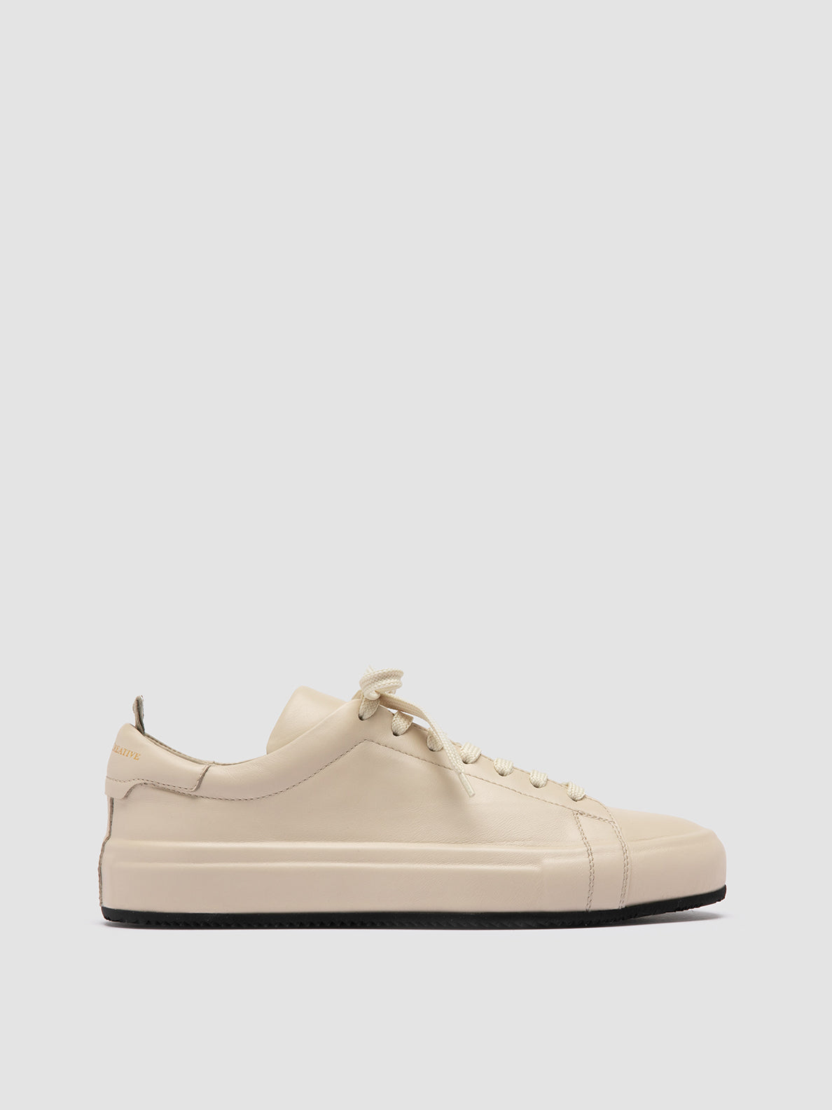 Officine Creative EASY 101 Sneakers Basse in Pelle Avorio