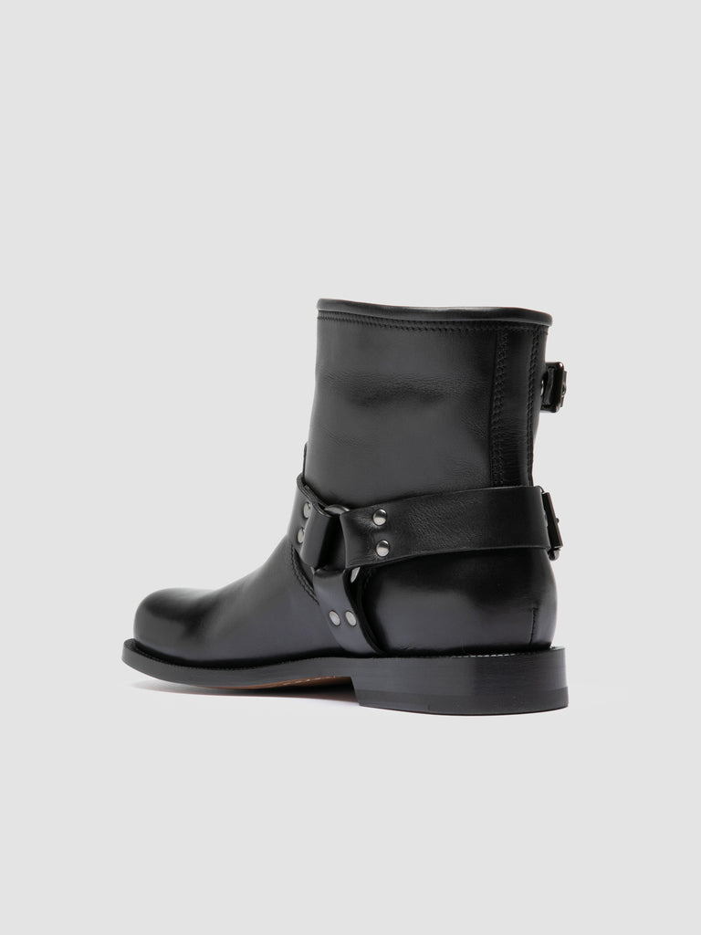 EMERALD 016 - Stivali Pull-On in Pelle Nera