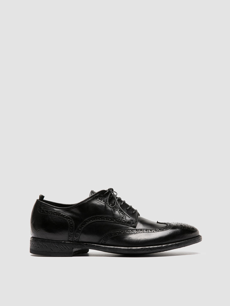 EMORY 015 - Scarpe Derby in Pelle Nera