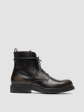 ENGINEER 005 - Green Leather Lace-up Boots Men Officine Creative - 1