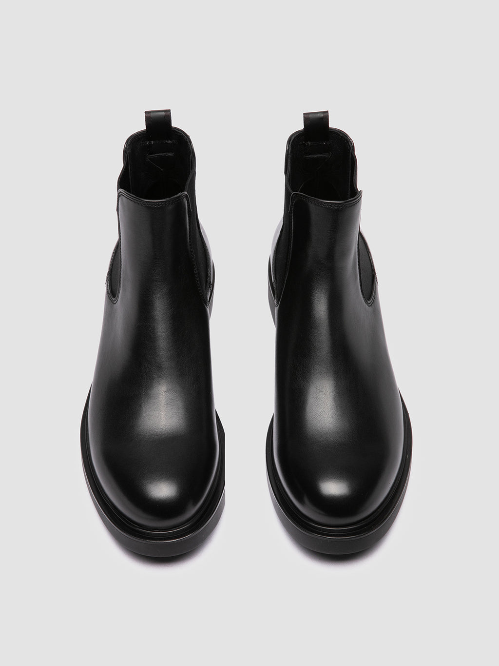 ENGINEER 006 - Black Leather Chelsea Boots Men Officine Creative - 2