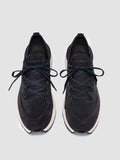 ENTIRE 001 - Sneaker Basse in Pelle Scamosciata Blu