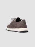 ENTIRE 001 - Sneaker Basse in Pelle Scamosciata Grigia