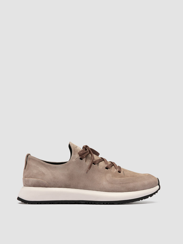 ENTIRE 001 - Sneaker in Pelle Scamosciata Grigia