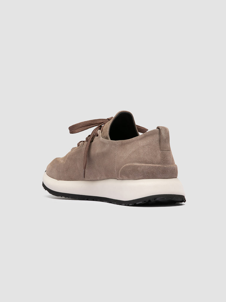 ENTIRE 001 - Sneaker in Pelle Scamosciata Grigia