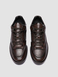 ERASER 001 - Sneaker Basse in Pelle Marrone