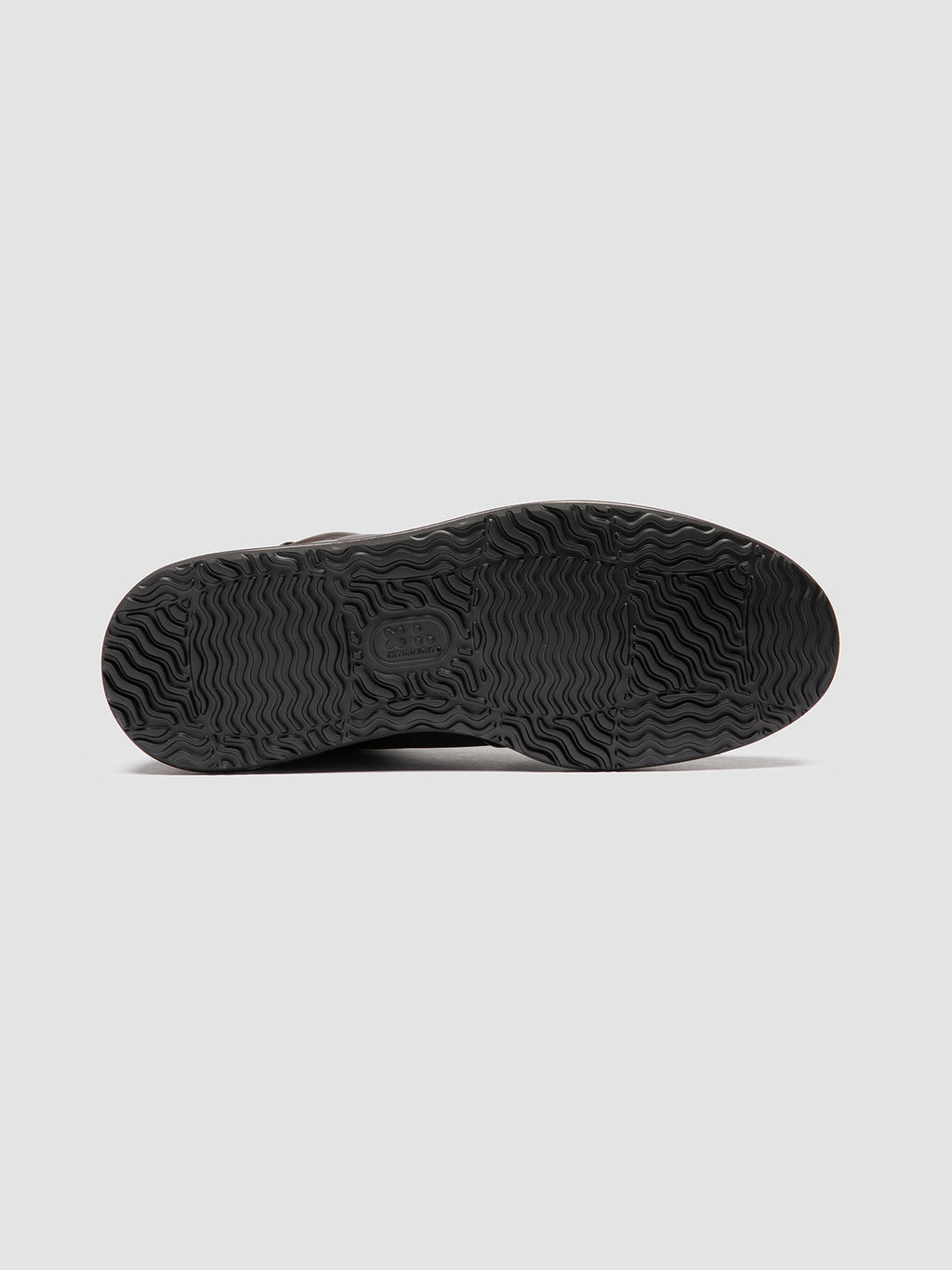 ERASER 001 - Grey Leather Low Top Sneakers - image 5,side view