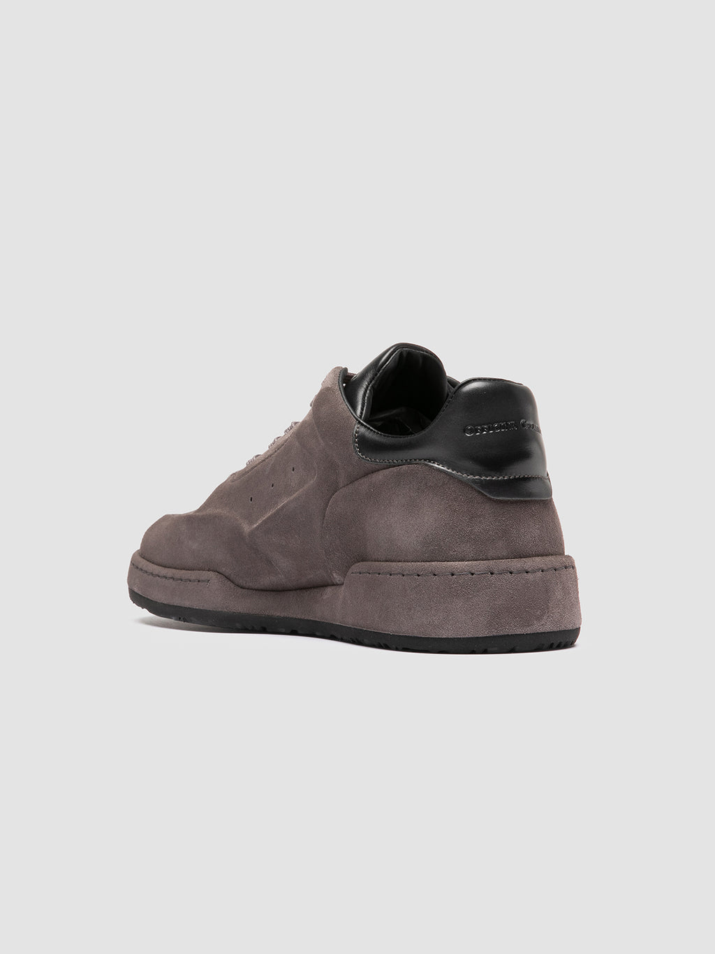 ERASER 001 - Sneaker Basse in Camoscio e Pelle Grigia