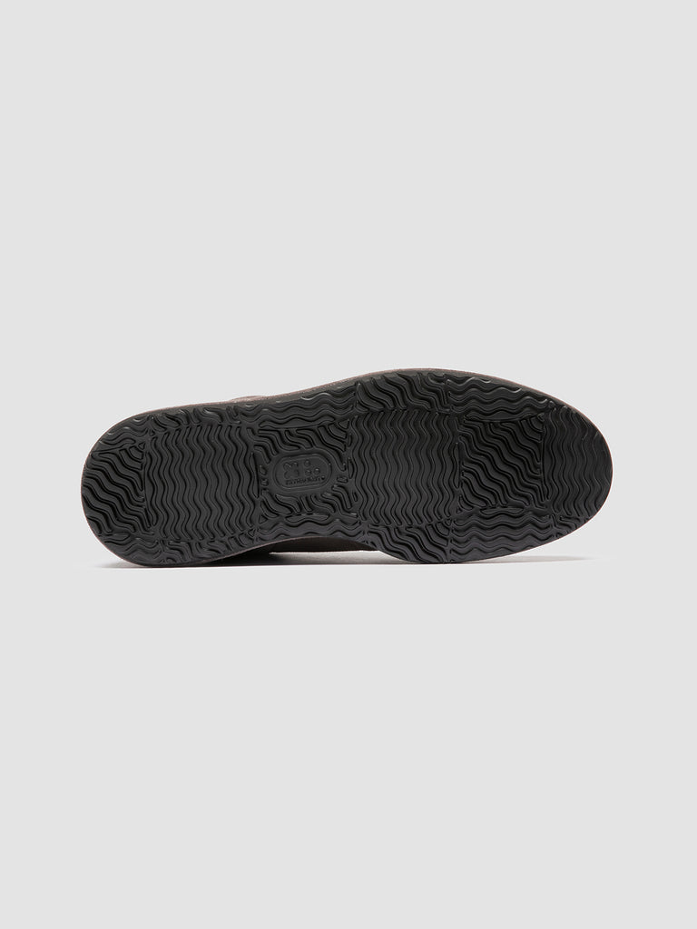 ERASER 001 - Sneaker Basse in Camoscio e Pelle Grigia