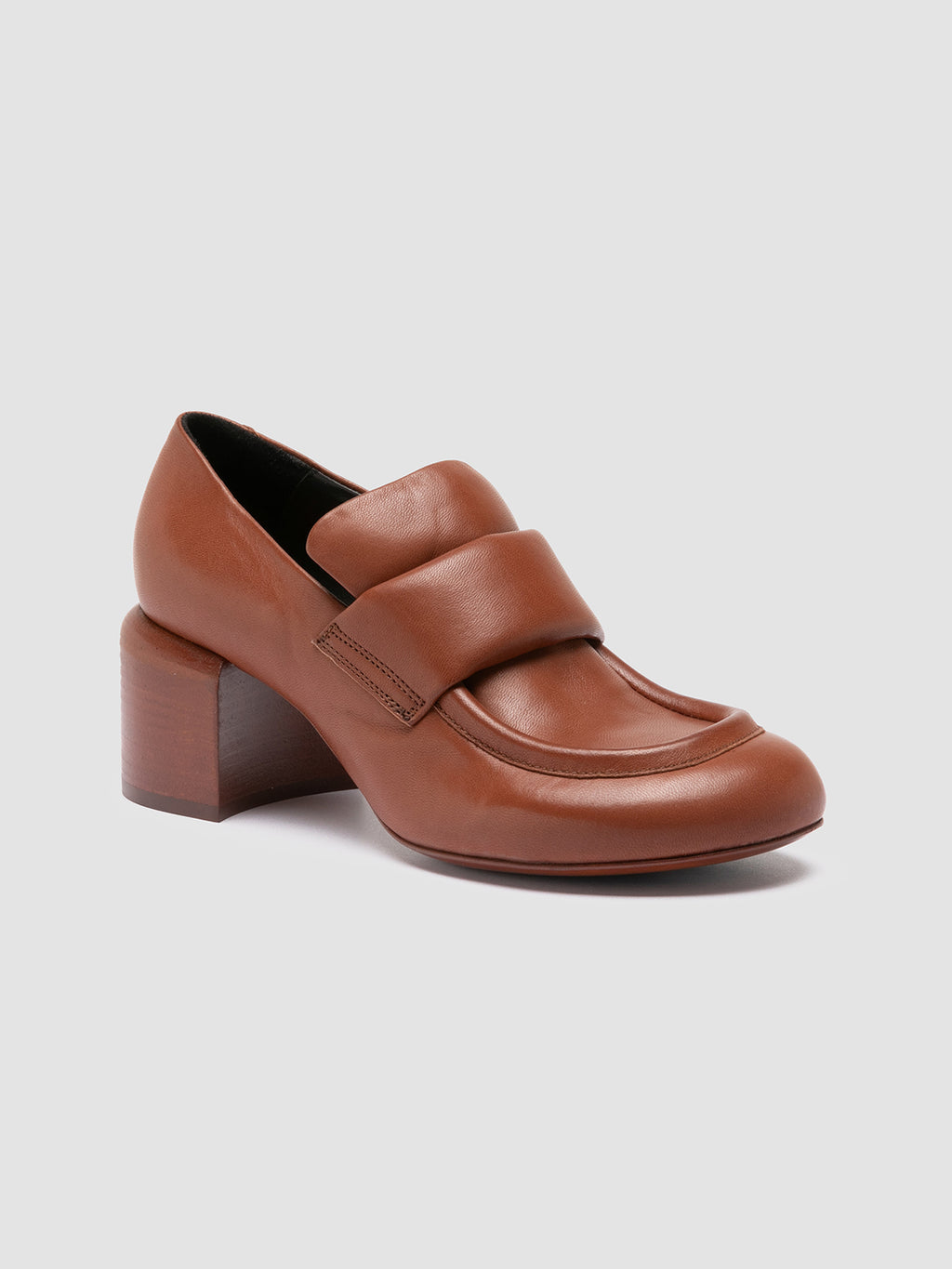 ETHEL 001 - Brown Leather Penny Loafers Women Officine Creative - 3