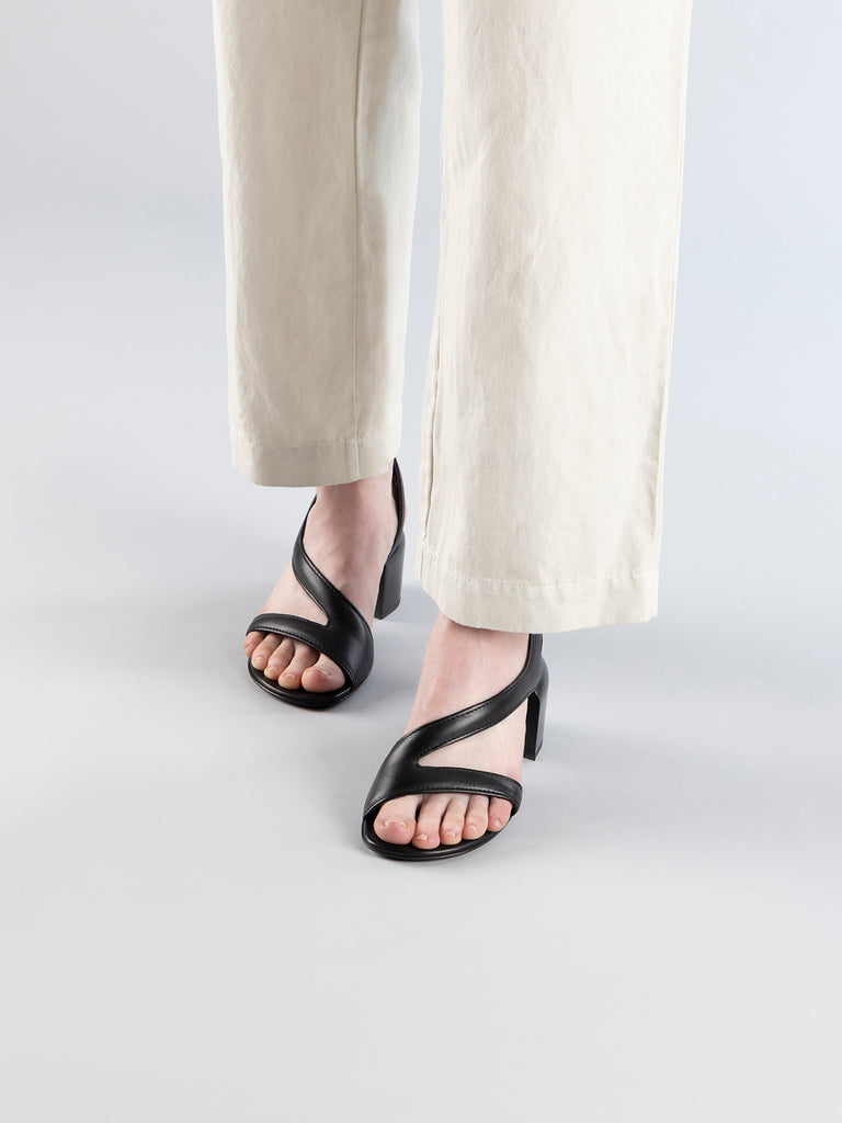 ETHEL 023 - White Leather Sandals Women Officine Creative - 7
