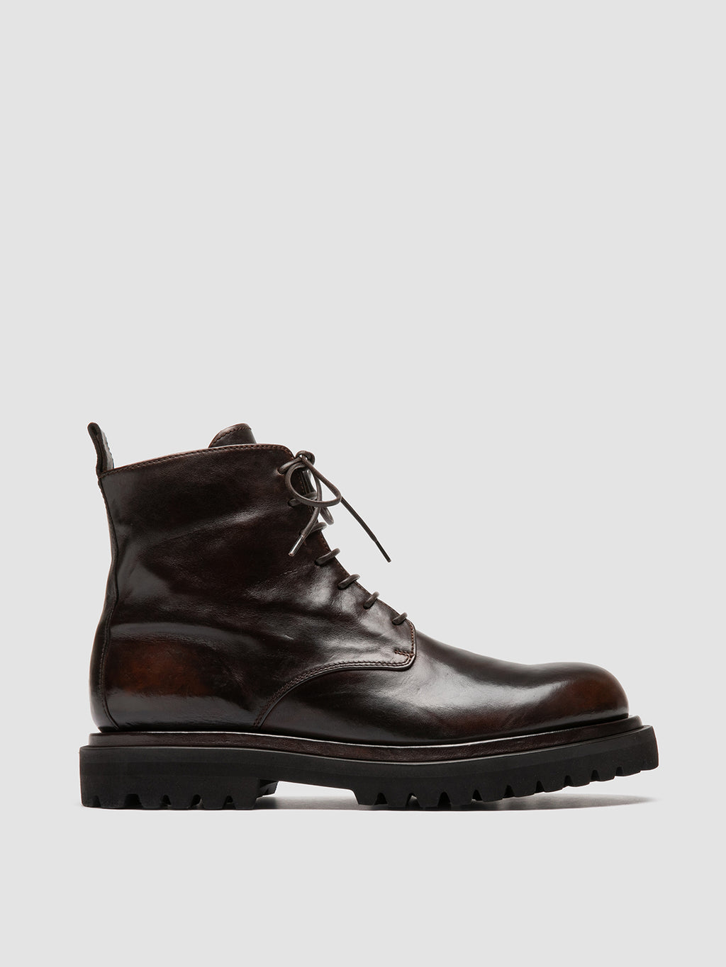 EVENTUAL DD 102 - Brown Leather Lace-up Boots Men Officine Creative - 1