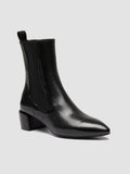 FEBE 003 - Stivaletti Chelsea in Pelle Nera - thumb image 3,side view