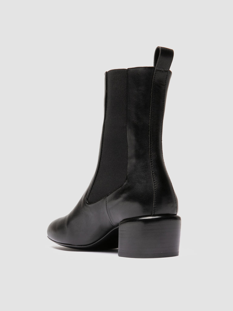 FEBE 003 - Black Leather Chelsea Boots