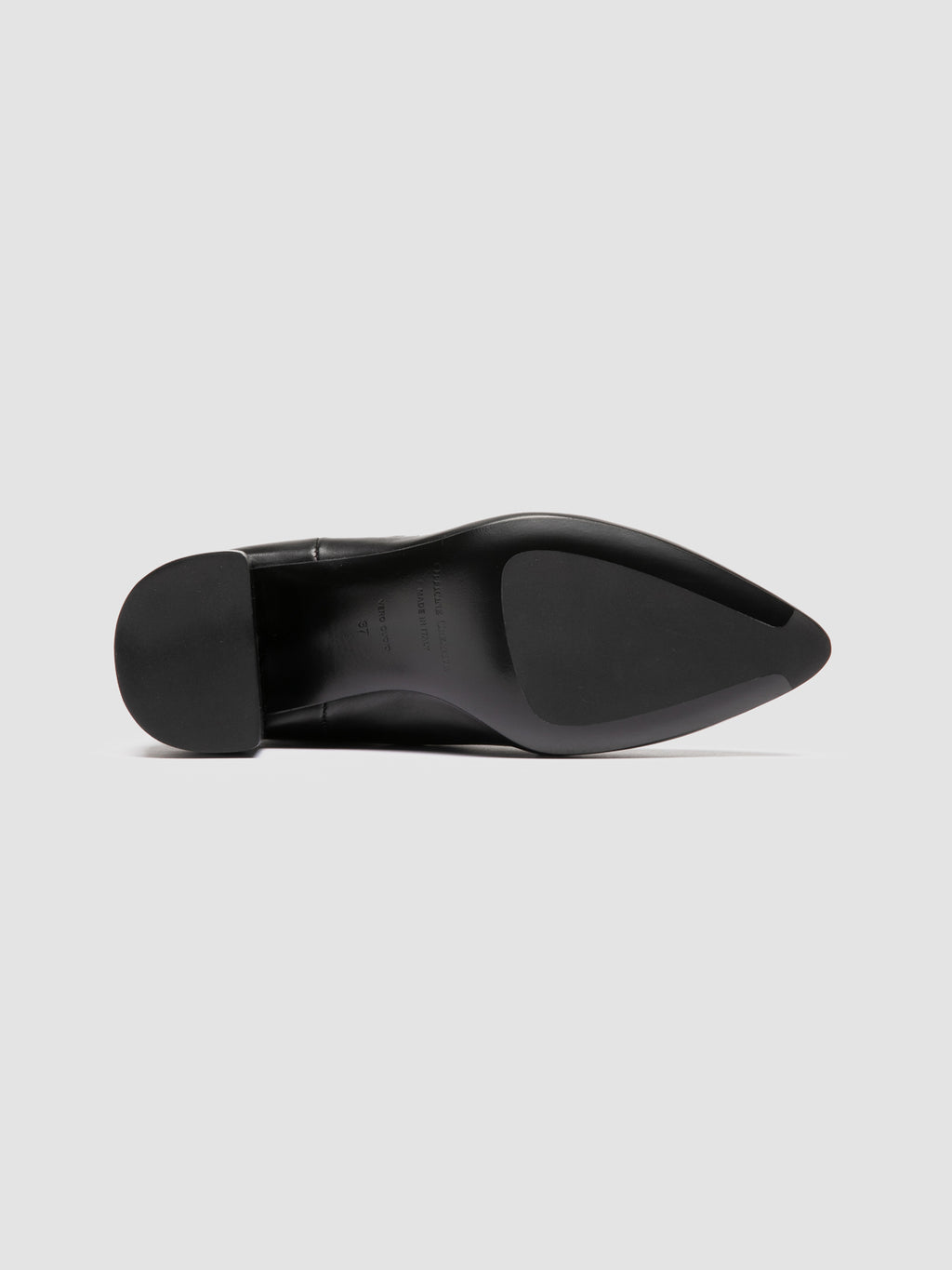FEBE 003 - Stivaletti Chelsea in Pelle Nera - image 5,side view