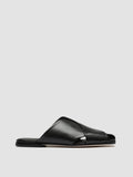 FIDEL 008 - Black Leather Mules
