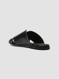 FIDEL 008 - Black Leather Mules