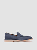 FLEXUS 001 -  Blue Suede Penny Loafers