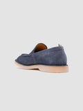 FLEXUS 001 -  Blue Suede Penny Loafers