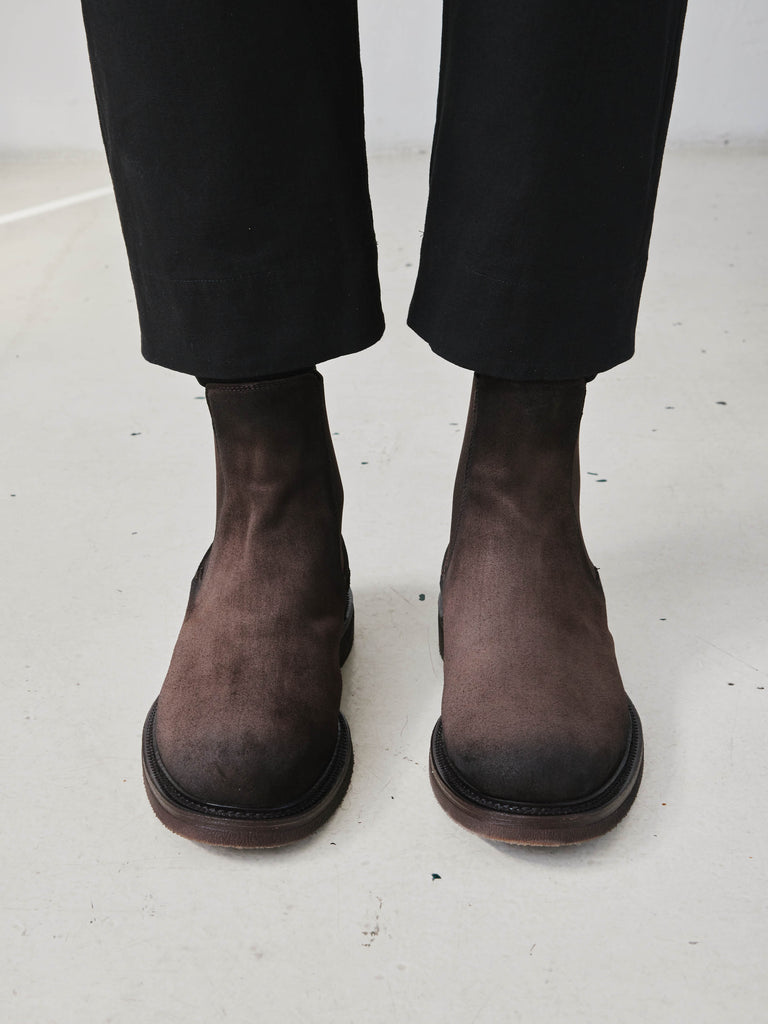 HOPKINS FLEXI 204 - Stivali Pull-On in Pelle Scamosciata Marrone