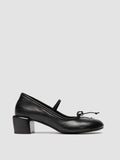 FLORE 001 - Black Leather Ballerina Shoes Women Officine Creative - 1