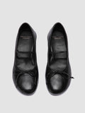 FLORE 001 - Black Leather Ballerina Shoes Women Officine Creative - 2