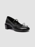 FLORE 001 - Black Leather Ballerina Shoes Women Officine Creative - 3