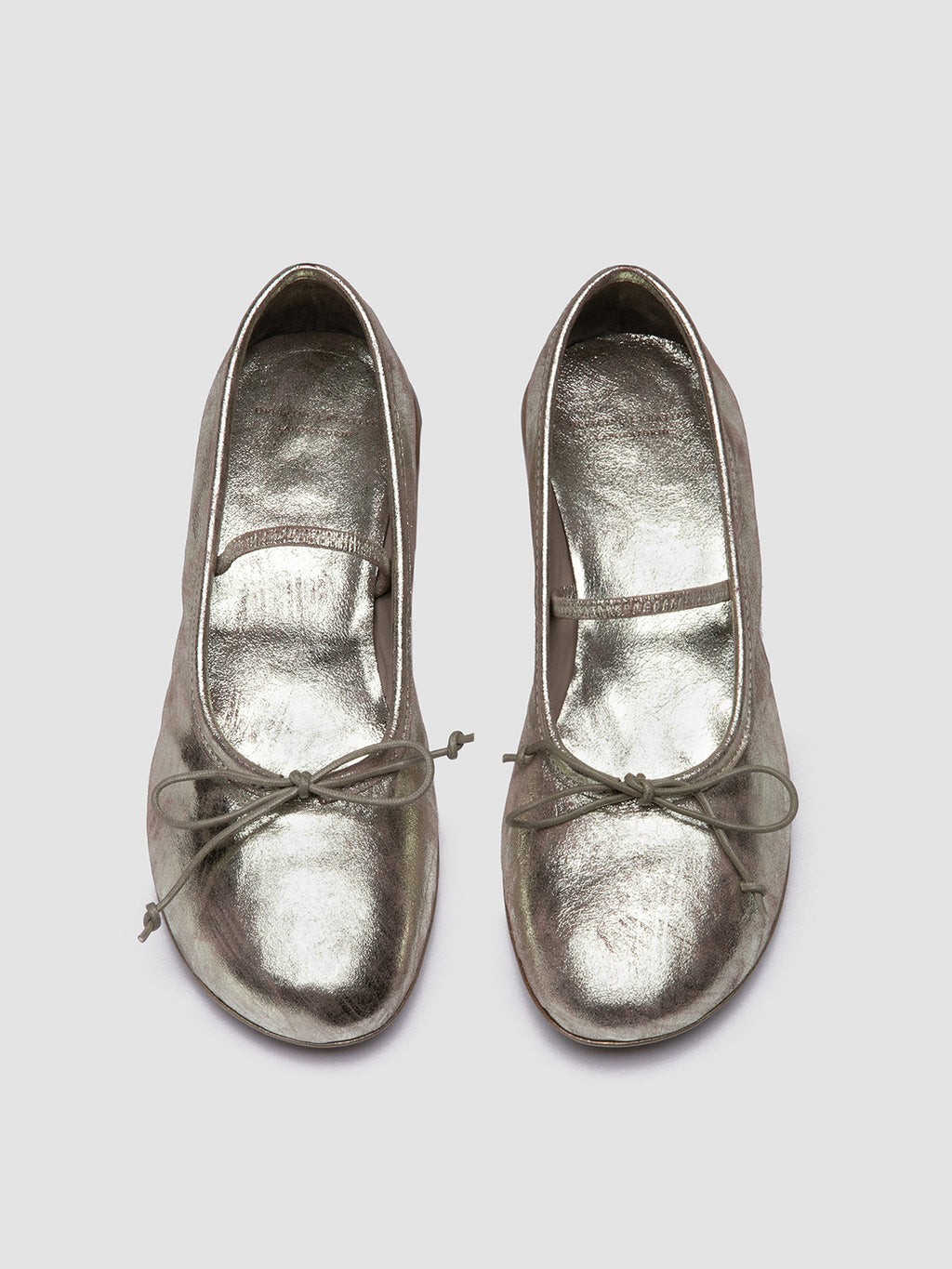 FLORE 001 - Metallic Leather Ballerina Shoes Women Officine Creative - 2