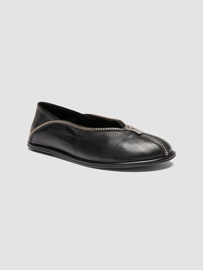 FONTAYNE 006 - Ballerine in Pelle Nera