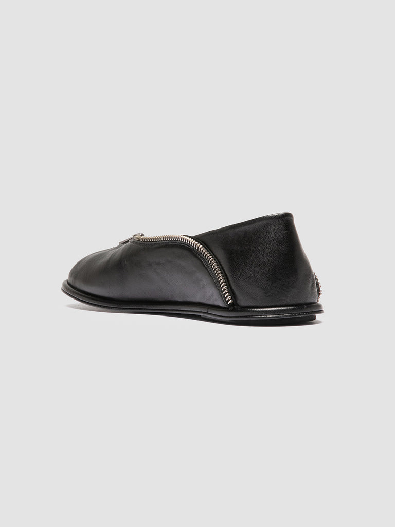 FONTAYNE 006 - Ballerine in Pelle Nera