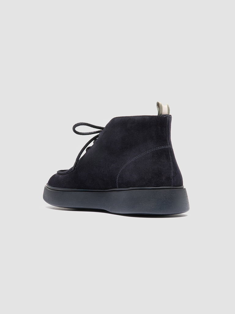 FRAME 002 - Blue Suede Chukka Boots